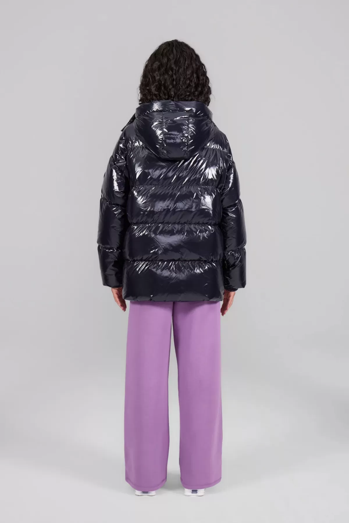 Doudoune oversize ceinturable en nylon brillant Manie Bright>Gertrude Best Sale