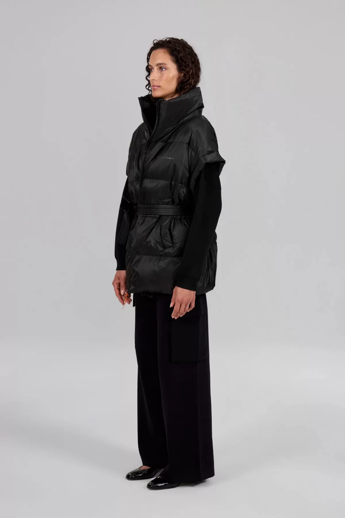 Doudoune sans manches oversize en nylon ripstop Gaia>Gertrude Best