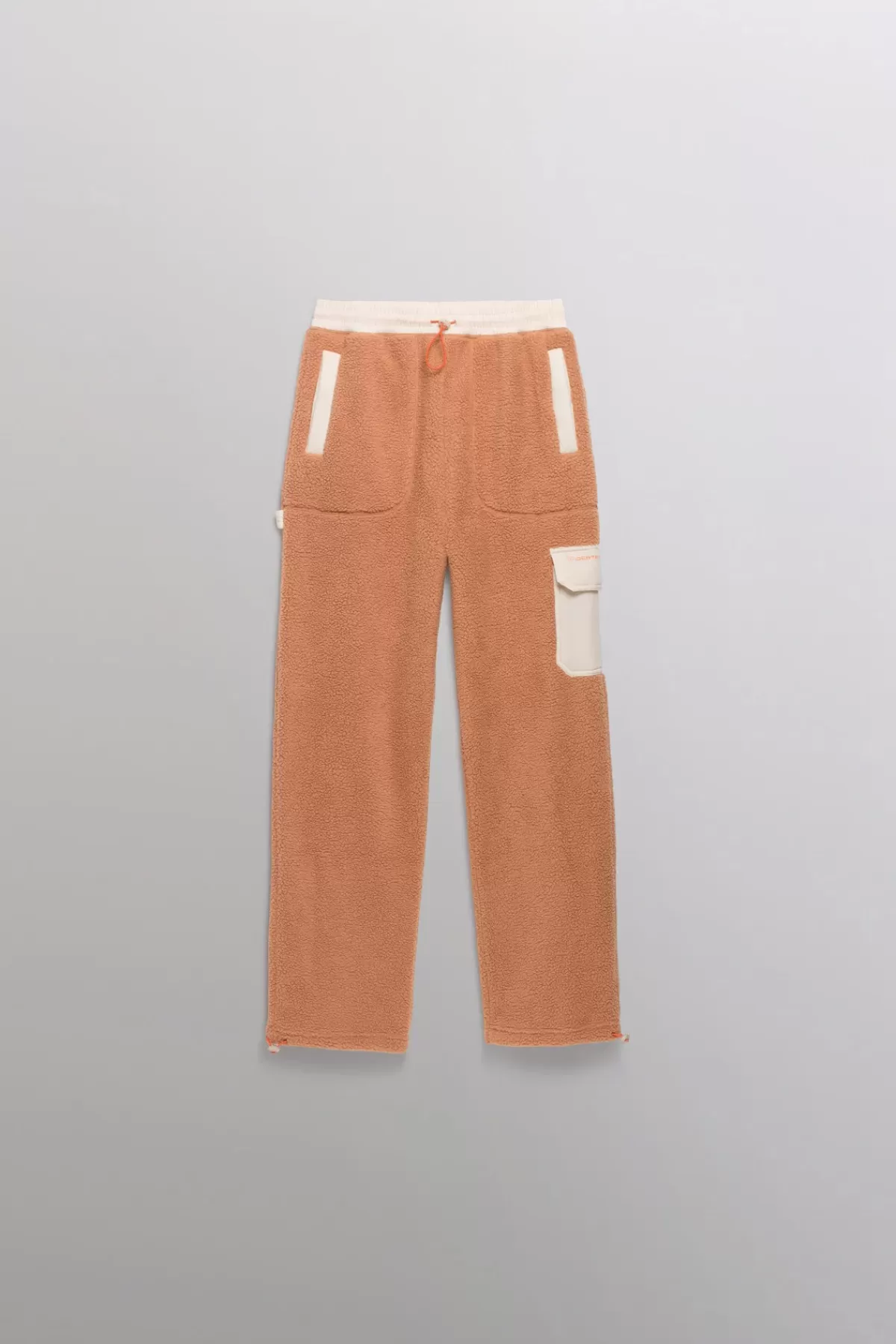 Pantalon coupe droite bicolore unisexe en sherpa Tetsuo>Gertrude Outlet