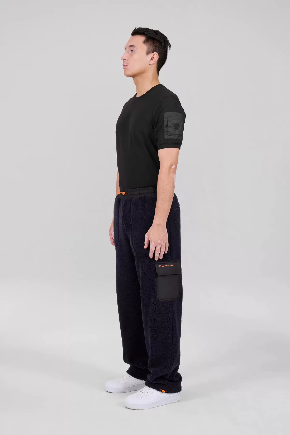 Pantalon coupe droite bicolore unisexe en sherpa Tetsuo>Gertrude Flash Sale