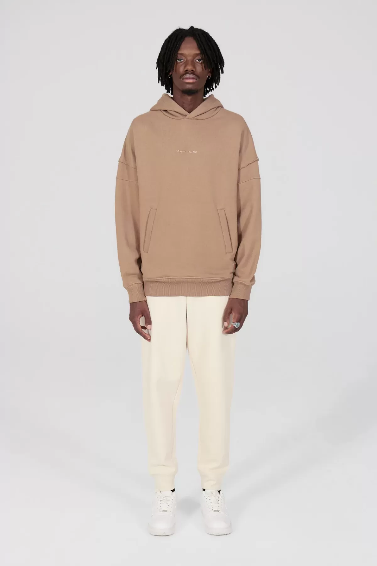 Sweat à capuche bicolore unisexe Austen>Gertrude Flash Sale