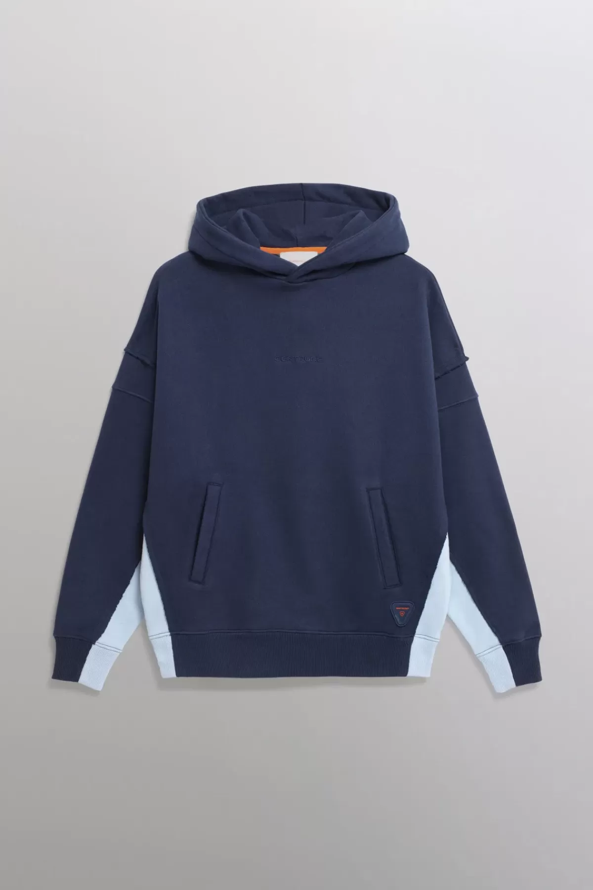 Sweat à capuche bicolore unisexe Austen>Gertrude Outlet