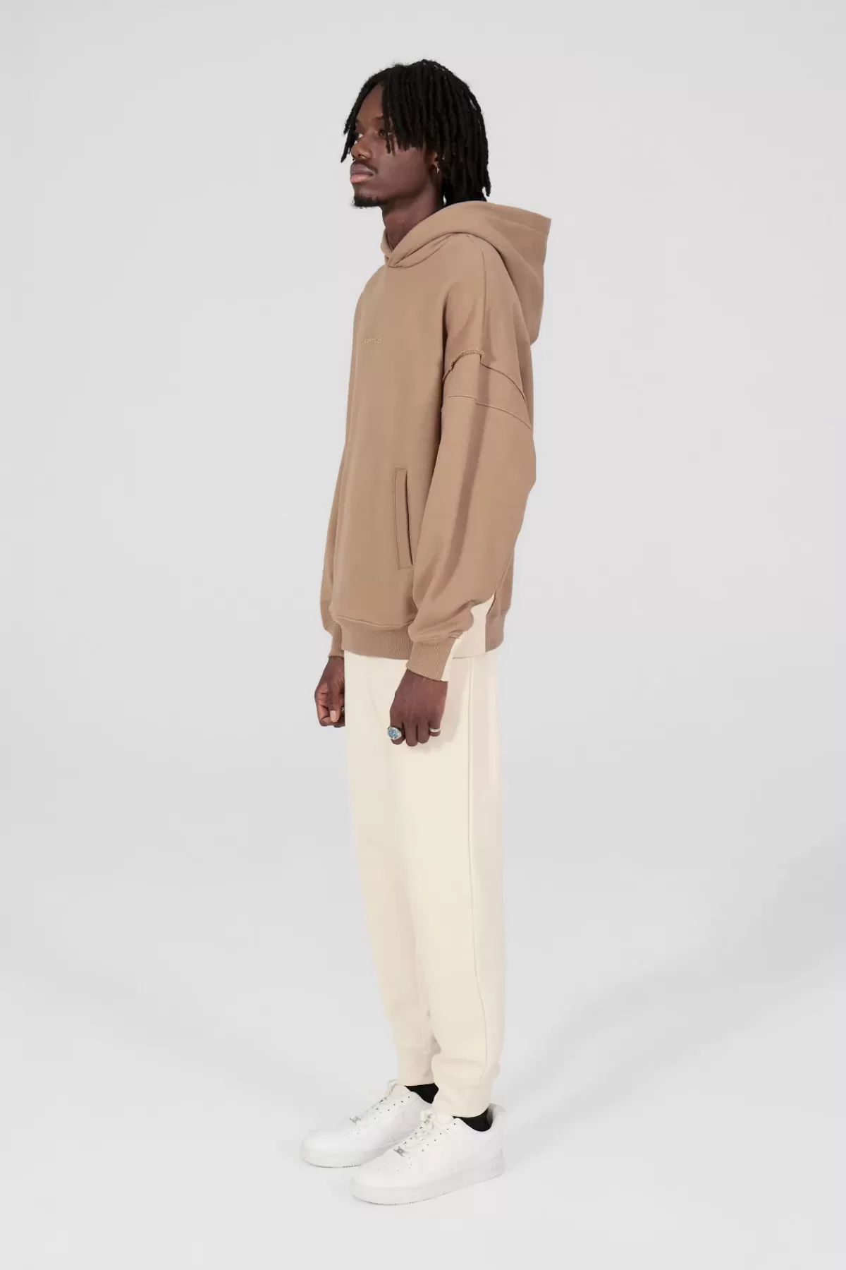 Sweat à capuche bicolore unisexe Austen>Gertrude Flash Sale