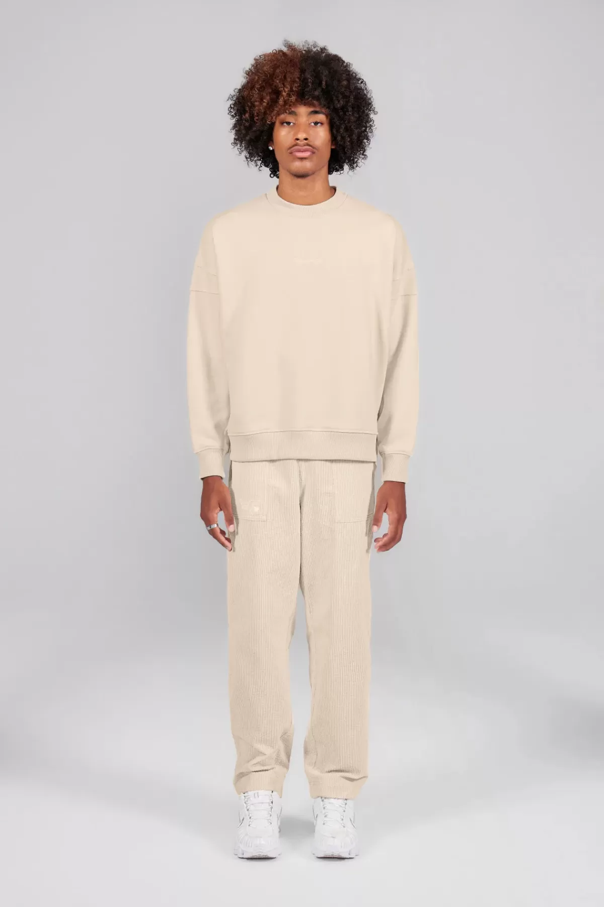 Sweat col rond bicolore unisexe Stan>Gertrude Outlet