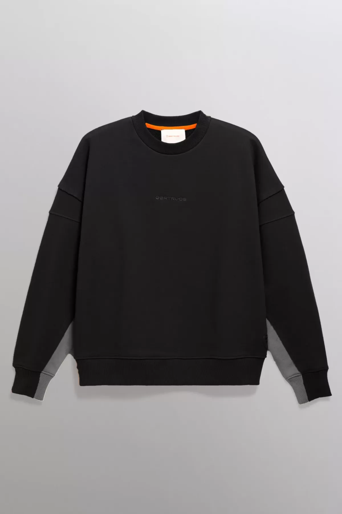 Sweat col rond bicolore unisexe Stan>Gertrude Discount