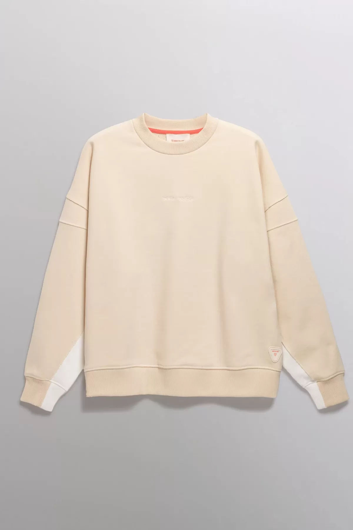 Sweat col rond bicolore unisexe Stan>Gertrude Outlet