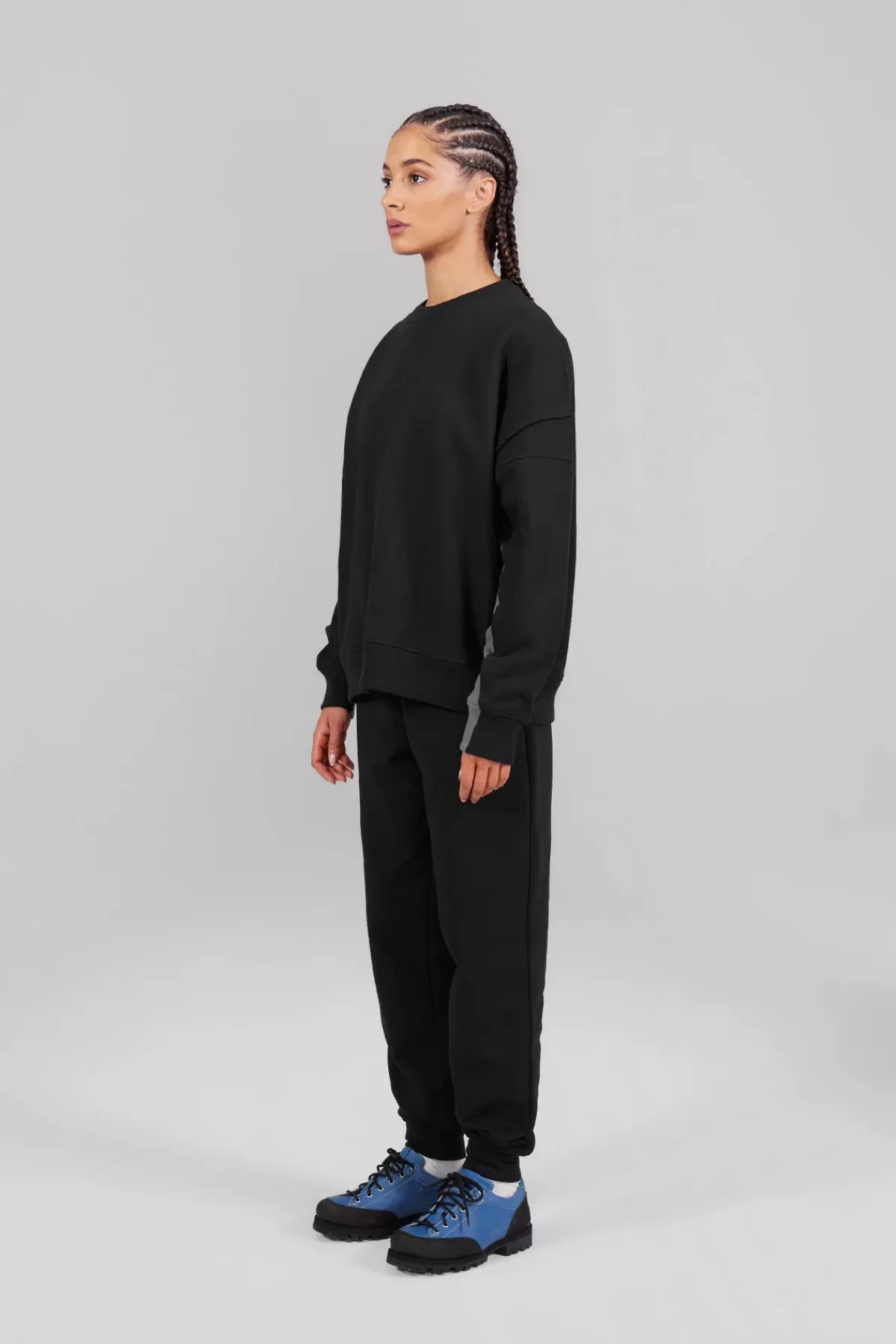 Sweat col rond bicolore unisexe Stan>Gertrude Discount