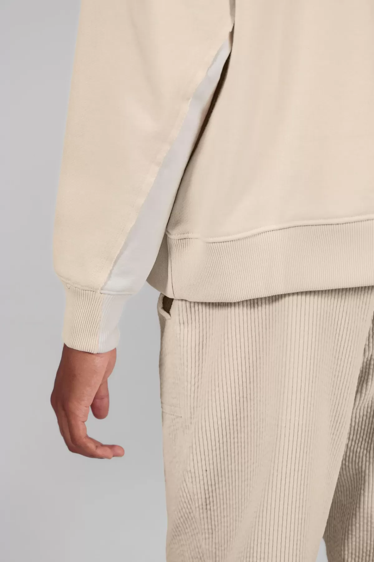 Sweat col rond bicolore unisexe Stan>Gertrude Outlet